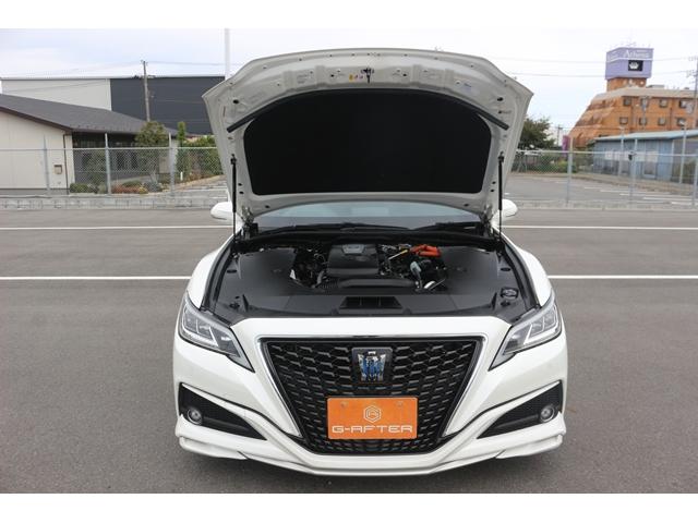 クラウンハイブリッド Ｇ　禁煙車　黒革　サンルーフ　純正ナビ　フルセグ　バックカメラ　トヨタセーフティーセンス　ＥＴＣ　レーダークルーズコントロール　温冷シート　デジタルインナーミラー　ブラインドスポットモニター　パワーシート（69枚目）