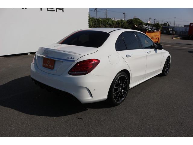 Cクラス C43 4マチック 禁煙車 レザーエクスクルーシブPKG 赤革 ブルメスターサウンド メーカーナビ フルセグTV バックカメラ LEDインテリジェント デジタルインナーミラー 電動リアゲート ブラインドスポットモニター(11枚目)