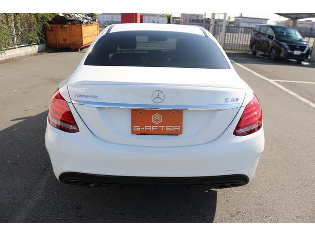 Cクラス C43 4マチック 禁煙車 レザーエクスクルーシブPKG 赤革 ブルメスターサウンド メーカーナビ フルセグTV バックカメラ LEDインテリジェント デジタルインナーミラー 電動リアゲート ブラインドスポットモニター(12枚目)