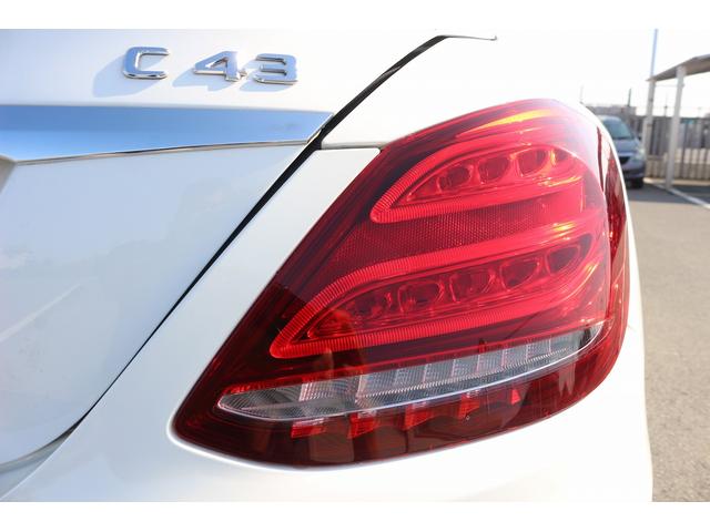 Cクラス C43 4マチック 禁煙車 レザーエクスクルーシブPKG 赤革 ブルメスターサウンド メーカーナビ フルセグTV バックカメラ LEDインテリジェント デジタルインナーミラー 電動リアゲート ブラインドスポットモニター(20枚目)