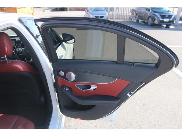 Cクラス C43 4マチック 禁煙車 レザーエクスクルーシブPKG 赤革 ブルメスターサウンド メーカーナビ フルセグTV バックカメラ LEDインテリジェント デジタルインナーミラー 電動リアゲート ブラインドスポットモニター(29枚目)