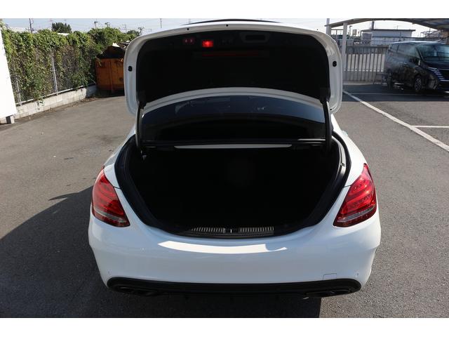 Cクラス C43 4マチック 禁煙車 レザーエクスクルーシブPKG 赤革 ブルメスターサウンド メーカーナビ フルセグTV バックカメラ LEDインテリジェント デジタルインナーミラー 電動リアゲート ブラインドスポットモニター(30枚目)