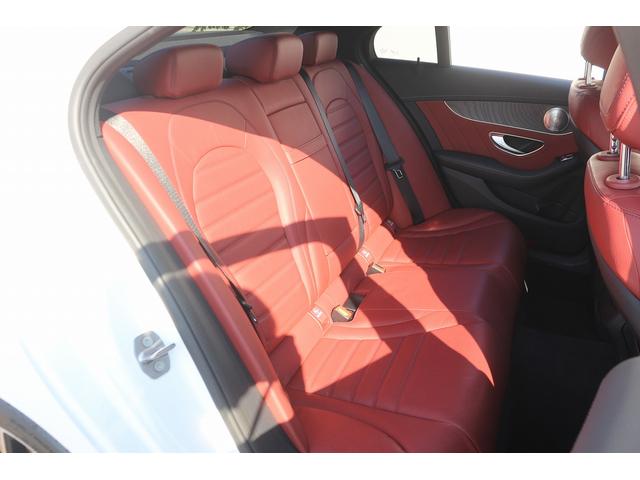 Cクラス C43 4マチック 禁煙車 レザーエクスクルーシブPKG 赤革 ブルメスターサウンド メーカーナビ フルセグTV バックカメラ LEDインテリジェント デジタルインナーミラー 電動リアゲート ブラインドスポットモニター(37枚目)
