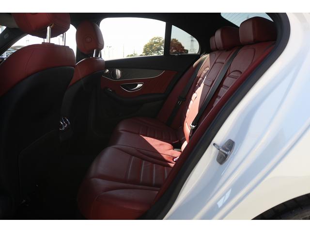 Cクラス C43 4マチック 禁煙車 レザーエクスクルーシブPKG 赤革 ブルメスターサウンド メーカーナビ フルセグTV バックカメラ LEDインテリジェント デジタルインナーミラー 電動リアゲート ブラインドスポットモニター(38枚目)