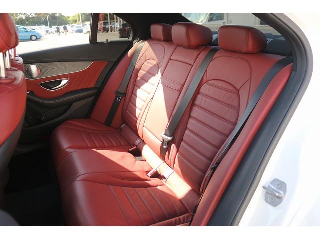Cクラス C43 4マチック 禁煙車 レザーエクスクルーシブPKG 赤革 ブルメスターサウンド メーカーナビ フルセグTV バックカメラ LEDインテリジェント デジタルインナーミラー 電動リアゲート ブラインドスポットモニター(39枚目)