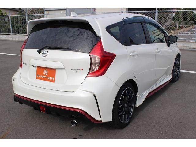 ノート ニスモ S 禁煙車 ニスモレカロシート 純正ナナビ フルセグTV バックカメラ LEDヘッドライト 電動納ドアミラー プッシュスタート オートライト Bluetooth接続 純正17インチアルミホイール(6枚目)