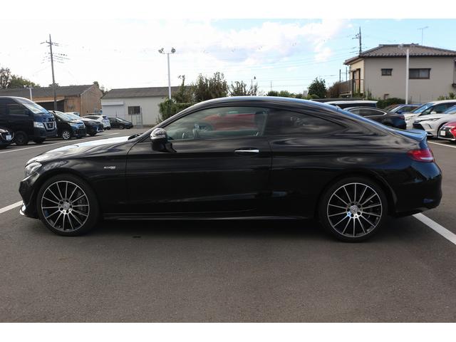 Ｃクラス Ｃ４３　４マチッククーペ　禁煙車　赤革シート　Ｂｕｒｍｅｓｔｅｒサウンドシステム　純正ナビ　フルセグＴＶ　バックカメラ　レーダークルーズコントロール　衝突軽減ブレーキ　パフュームアトマイザー　純正１９インチアルミホイール（9枚目）