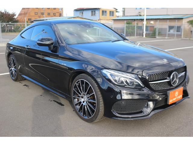 Ｃクラス Ｃ４３　４マチッククーペ　禁煙車　赤革シート　Ｂｕｒｍｅｓｔｅｒサウンドシステム　純正ナビ　フルセグＴＶ　バックカメラ　レーダークルーズコントロール　衝突軽減ブレーキ　パフュームアトマイザー　純正１９インチアルミホイール（35枚目）