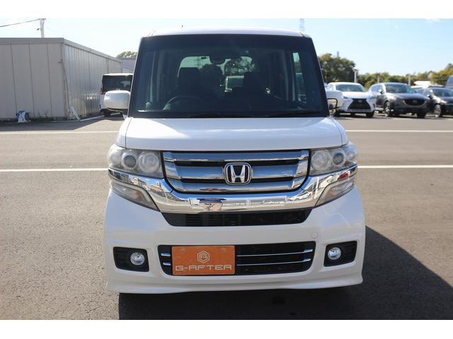Ｎ－ＢＯＸカスタム Ｇ・Ｌパッケージ　禁煙車　ナビ　フルセグＴＶ　電動スライドドア　ＥＴＣ　プッシュスタート　電動格納ドアミラー　オートライト　ＨＩＤライト　ドアバイザー　アイドリングストップ　Ｂｌｕｅｔｏｏｔｈ接続　純正１４インチＡＷ（3枚目）