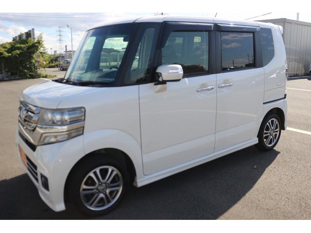 Ｎ－ＢＯＸカスタム Ｇ・Ｌパッケージ　禁煙車　ナビ　フルセグＴＶ　電動スライドドア　ＥＴＣ　プッシュスタート　電動格納ドアミラー　オートライト　ＨＩＤライト　ドアバイザー　アイドリングストップ　Ｂｌｕｅｔｏｏｔｈ接続　純正１４インチＡＷ（10枚目）