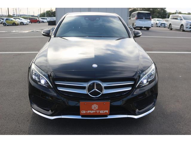 Cクラス C200アバンギャルド AMGライン 禁煙車 黒革シート 純正ナビ フルセグTV バックカメラ レーダークルーズコントロール クリアランスソナー シートヒーター衝突軽減ブレーキ レーンキープアシスト ETC パワーシート エアサス(9枚目)