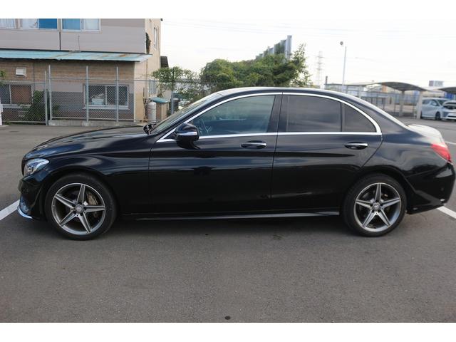 Cクラス C200アバンギャルド AMGライン 禁煙車 黒革シート 純正ナビ フルセグTV バックカメラ レーダークルーズコントロール クリアランスソナー シートヒーター衝突軽減ブレーキ レーンキープアシスト ETC パワーシート エアサス(11枚目)
