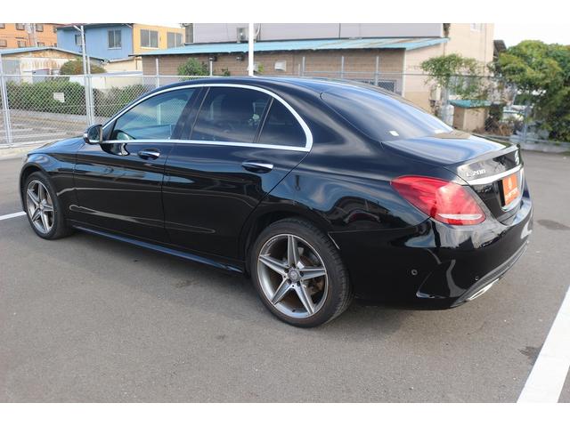 Cクラス C200アバンギャルド AMGライン 禁煙車 黒革シート 純正ナビ フルセグTV バックカメラ レーダークルーズコントロール クリアランスソナー シートヒーター衝突軽減ブレーキ レーンキープアシスト ETC パワーシート エアサス(12枚目)