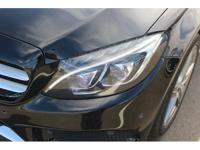 Cクラス C200アバンギャルド AMGライン 禁煙車 黒革シート 純正ナビ フルセグTV バックカメラ レーダークルーズコントロール クリアランスソナー シートヒーター衝突軽減ブレーキ レーンキープアシスト ETC パワーシート エアサス(22枚目)