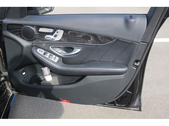 Cクラス C200アバンギャルド AMGライン 禁煙車 黒革シート 純正ナビ フルセグTV バックカメラ レーダークルーズコントロール クリアランスソナー シートヒーター衝突軽減ブレーキ レーンキープアシスト ETC パワーシート エアサス(27枚目)
