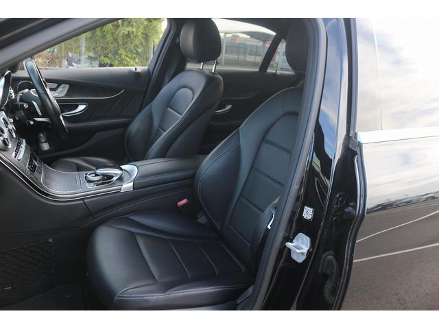 Cクラス C200アバンギャルド AMGライン 禁煙車 黒革シート 純正ナビ フルセグTV バックカメラ レーダークルーズコントロール クリアランスソナー シートヒーター衝突軽減ブレーキ レーンキープアシスト ETC パワーシート エアサス(29枚目)