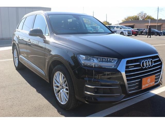 Q7 2.0TFSIクワトロ 1オーナー 禁煙車 7人乗り マトリクスLEDヘッドライト OP20インチAW 7シーターPKG 黒革シート MMIナビゲーション フルセグTV 全周囲カメラ 電動リアゲート アダプティブクルーズ(9枚目)