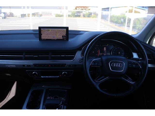 Q7 2.0TFSIクワトロ 1オーナー 禁煙車 7人乗り マトリクスLEDヘッドライト OP20インチAW 7シーターPKG 黒革シート MMIナビゲーション フルセグTV 全周囲カメラ 電動リアゲート アダプティブクルーズ(42枚目)