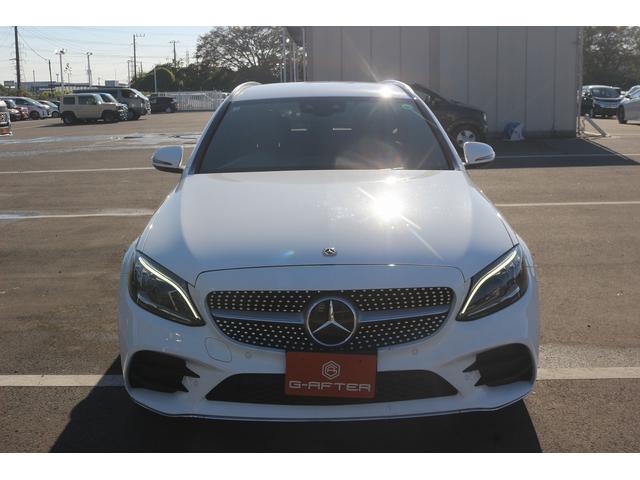 Ｃクラスステーションワゴン Ｃ２２０ｄ　ワゴンアバンギャルド　ＡＭＧライン　禁煙車　レーダーセーフティパッケージ　黒革シート　純正ナビ　フルセグＴＶ　メモリ機能付パワーシート　シートヒーター　パワーバックドア　アダプティブハイビーム　ＥＴＣ２．０　ブラインドスポットモニター（7枚目）