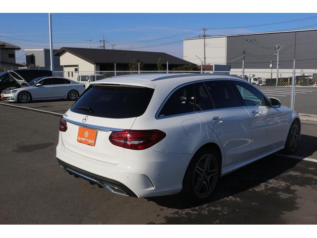 Ｃクラスステーションワゴン Ｃ２２０ｄ　ワゴンアバンギャルド　ＡＭＧライン　禁煙車　レーダーセーフティパッケージ　黒革シート　純正ナビ　フルセグＴＶ　メモリ機能付パワーシート　シートヒーター　パワーバックドア　アダプティブハイビーム　ＥＴＣ２．０　ブラインドスポットモニター（10枚目）
