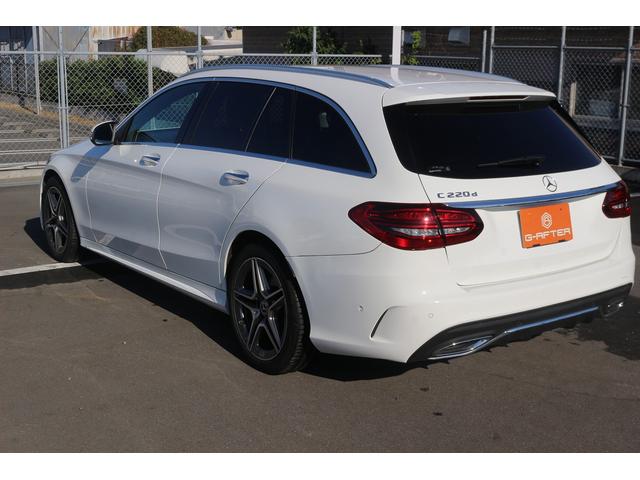 Ｃクラスステーションワゴン Ｃ２２０ｄ　ワゴンアバンギャルド　ＡＭＧライン　禁煙車　レーダーセーフティパッケージ　黒革シート　純正ナビ　フルセグＴＶ　メモリ機能付パワーシート　シートヒーター　パワーバックドア　アダプティブハイビーム　ＥＴＣ２．０　ブラインドスポットモニター（12枚目）