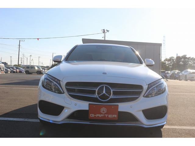 Cクラス C200アバンギャルド AMGライン 禁煙車 レザ-エクスクル-ジブPKG 赤革シート 純正ナビ フルセグTV エアバランスPKG エアーサスペンション 純正ナビ フルセグTV バックカメラ シートヒ-タ- ETC Bluetooth(9枚目)