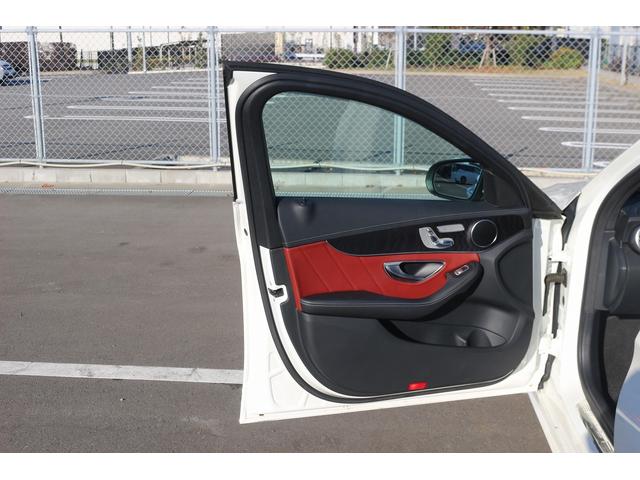 Cクラス C200アバンギャルド AMGライン 禁煙車 レザ-エクスクル-ジブPKG 赤革シート 純正ナビ フルセグTV エアバランスPKG エアーサスペンション 純正ナビ フルセグTV バックカメラ シートヒ-タ- ETC Bluetooth(38枚目)