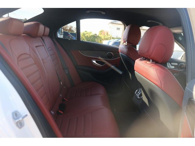 Cクラス C200アバンギャルド AMGライン 禁煙車 レザ-エクスクル-ジブPKG 赤革シート 純正ナビ フルセグTV エアバランスPKG エアーサスペンション 純正ナビ フルセグTV バックカメラ シートヒ-タ- ETC Bluetooth(45枚目)