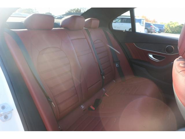 Cクラス C200アバンギャルド AMGライン 禁煙車 レザ-エクスクル-ジブPKG 赤革シート 純正ナビ フルセグTV エアバランスPKG エアーサスペンション 純正ナビ フルセグTV バックカメラ シートヒ-タ- ETC Bluetooth(46枚目)