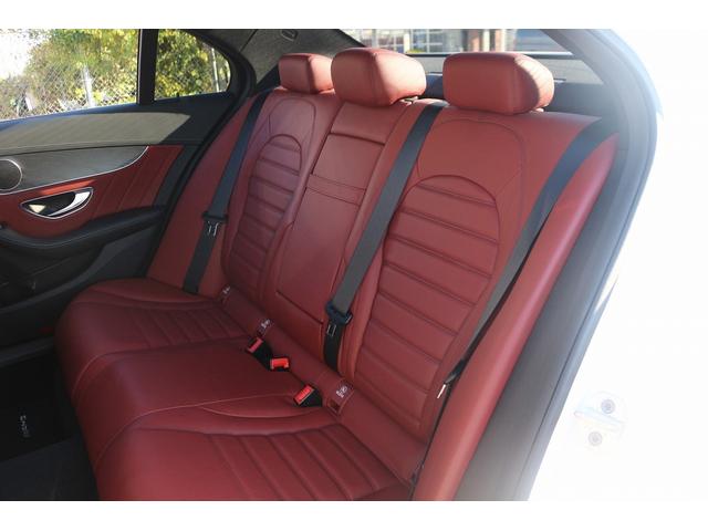 Cクラス C200アバンギャルド AMGライン 禁煙車 レザ-エクスクル-ジブPKG 赤革シート 純正ナビ フルセグTV エアバランスPKG エアーサスペンション 純正ナビ フルセグTV バックカメラ シートヒ-タ- ETC Bluetooth(48枚目)