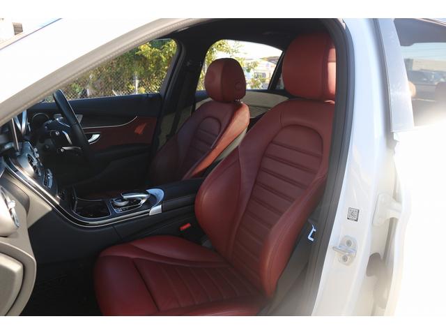 Cクラス C200アバンギャルド AMGライン 禁煙車 レザ-エクスクル-ジブPKG 赤革シート 純正ナビ フルセグTV エアバランスPKG エアーサスペンション 純正ナビ フルセグTV バックカメラ シートヒ-タ- ETC Bluetooth(50枚目)