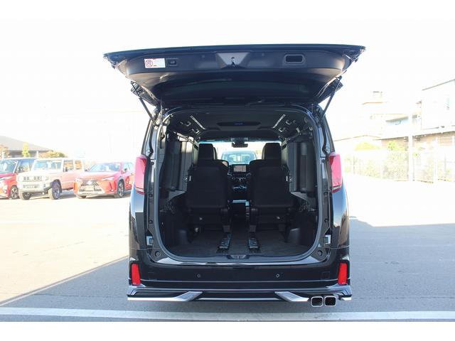 アルファード 2.5S タイプゴールド 禁煙車 モデリスタエアロ 3眼LEDヘッドライト 純正10型ナビ バックカメラ 両側電動 衝突軽減 ETC 電動リアゲート レーダークルーズコントロール 電動格納式ミラー スマートキープッシュスタート(35枚目)