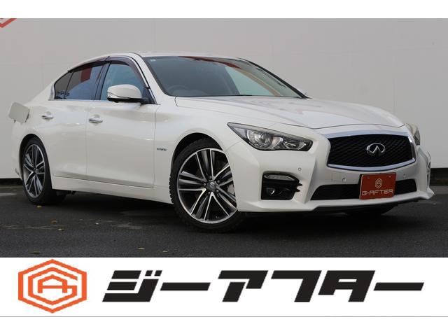 スカイライン ３５０ＧＴ　ハイブリッド　タイプＳＰ　禁煙車　本革シート　ツインディスプレイ　フルセグＴＶ　全周囲カメラ　レーダークルーズ　ＬＥＤヘッドライト　ツインディスプレイ　シートヒーター　パドルシフト　パワーシート　ＥＴＣ　Ｂｌｕｅｔｏｏｔｈ（2枚目）