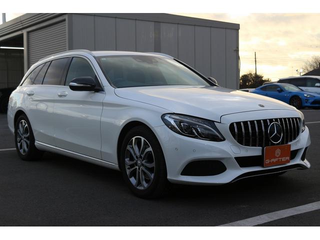 Cクラスステーションワゴン C200ステーションワゴン アバンギャルド 禁煙車 ブルメスターサウンド 社外パナメリカーナグリル 純正ナビ フルセグTV バックカメラ レーダークルーズコントロール LEDヘッドライト ETC ハーフレザーシート シートヒーター 電動Rゲート(8枚目)