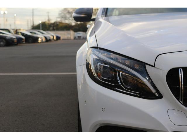 Cクラスステーションワゴン C200ステーションワゴン アバンギャルド 禁煙車 ブルメスターサウンド 社外パナメリカーナグリル 純正ナビ フルセグTV バックカメラ レーダークルーズコントロール LEDヘッドライト ETC ハーフレザーシート シートヒーター 電動Rゲート(16枚目)