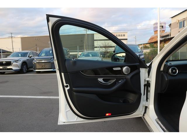 Cクラスステーションワゴン C200ステーションワゴン アバンギャルド 禁煙車 ブルメスターサウンド 社外パナメリカーナグリル 純正ナビ フルセグTV バックカメラ レーダークルーズコントロール LEDヘッドライト ETC ハーフレザーシート シートヒーター 電動Rゲート(36枚目)