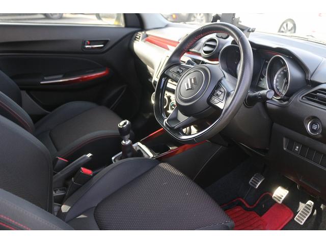 スイフトスポーツ ベースグレード 禁煙車 1オーナー 6MT オーディオ クルーズコントロール LEDヘッドライト シートヒーター 純正17AW 電動格納ミラー 横滑り防止装置 オートライト プッシュスタート スマートキー(29枚目)