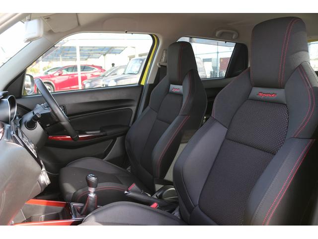 スイフトスポーツ ベースグレード 禁煙車 1オーナー 6MT オーディオ クルーズコントロール LEDヘッドライト シートヒーター 純正17AW 電動格納ミラー 横滑り防止装置 オートライト プッシュスタート スマートキー(34枚目)