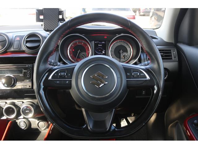 スイフトスポーツ ベースグレード 禁煙車 1オーナー 6MT オーディオ クルーズコントロール LEDヘッドライト シートヒーター 純正17AW 電動格納ミラー 横滑り防止装置 オートライト プッシュスタート スマートキー(37枚目)