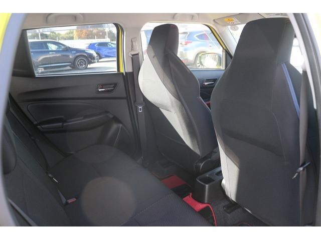 スイフトスポーツ ベースグレード 禁煙車 1オーナー 6MT オーディオ クルーズコントロール LEDヘッドライト シートヒーター 純正17AW 電動格納ミラー 横滑り防止装置 オートライト プッシュスタート スマートキー(60枚目)