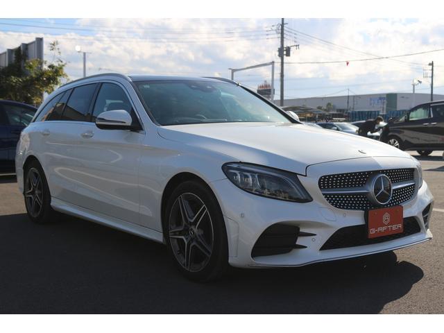 Cクラスステーションワゴン C200 ステーションワゴン ローレウスエディション 禁煙車 レザーエクスクルーシブPKG レーダーセフティーPKG 赤革シート スライドパノラマルーフ Burmesterサウンドサラウンドシステム 純正10.25型HDDナビ フルセグTV バックカメラ(7枚目)