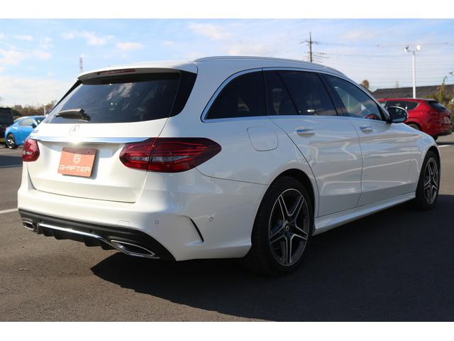 Cクラスステーションワゴン C200 ステーションワゴン ローレウスエディション 禁煙車 レザーエクスクルーシブPKG レーダーセフティーPKG 赤革シート スライドパノラマルーフ Burmesterサウンドサラウンドシステム 純正10.25型HDDナビ フルセグTV バックカメラ(13枚目)