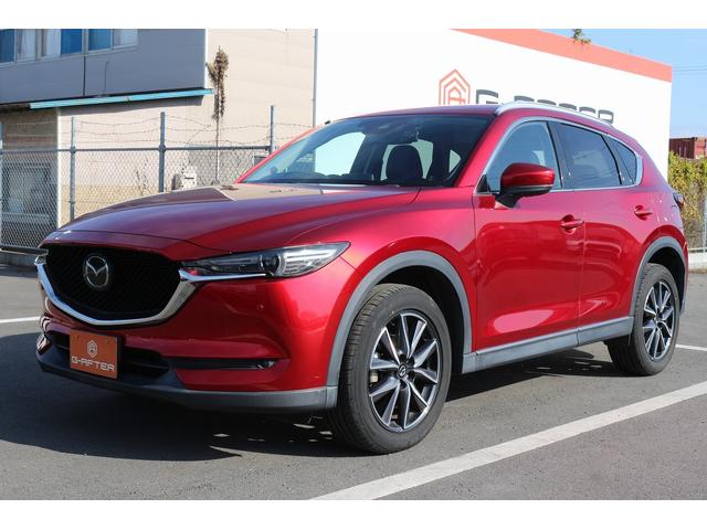 CX-5 25S Lパッケージ 禁煙車 フリップダウンモニター BOSEサウンド 黒革シート 純正ニビ フルセグ バックカメラ レーダークルーズコントロール 衝突軽減ブレーキ クリアランスソナー 電動格納ドアミラー オートライト(10枚目)