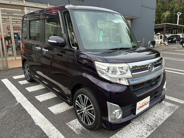 タント カスタムＲＳ　ＳＡ　衝突軽減ブレーキ　フロアマット　社外ナビ　フルセグ　ＣＤ　ＭＳＶ　ＢＴ接続　スマートキー　ＥＴＣ　電動格納ミラー　両側デンスラ　ＬＥＤ　フォグランプ　オートライト　ベンチシート　純正アルミ（5枚目）