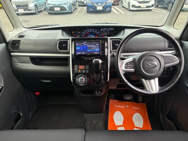 タント カスタムＲＳ　ＳＡ　衝突軽減ブレーキ　フロアマット　社外ナビ　フルセグ　ＣＤ　ＭＳＶ　ＢＴ接続　スマートキー　ＥＴＣ　電動格納ミラー　両側デンスラ　ＬＥＤ　フォグランプ　オートライト　ベンチシート　純正アルミ（13枚目）