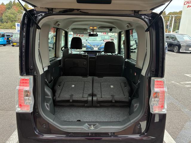 タント カスタムＲＳ　ＳＡ　衝突軽減ブレーキ　フロアマット　社外ナビ　フルセグ　ＣＤ　ＭＳＶ　ＢＴ接続　スマートキー　ＥＴＣ　電動格納ミラー　両側デンスラ　ＬＥＤ　フォグランプ　オートライト　ベンチシート　純正アルミ（46枚目）