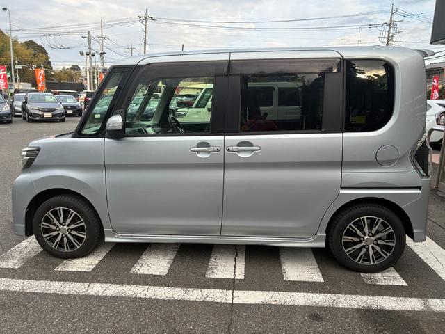 タント カスタムＸ　トップエディションＳＡＩＩ　衝突軽減ブレーキ　フロアマット　純正ナビ　フルセグ　ＣＤ　ＤＶＤ　ＭＳＶ　ＢＴ接続　バックカメラ　アイドリングストップ　スマートキー　コーナーセンサー　シートヒーター　ＬＥＤ　左側電動スライド（56枚目）