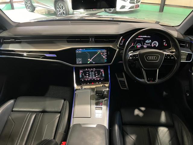 Ａ６アバント ４０ＴＤＩクワトロ　スポーツ　Ｓラインパッケージ　本革シート　マトリクスＬＥＤヘッドライト　サラウンドビュー　パークアシストプラス　バーチャルコックピットプラス　オートテールゲート　シートヒーター　パワーシート　レーダークルコン（3枚目）