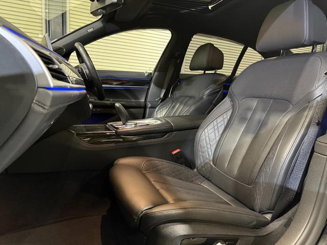 7シリーズ 740i Mスポーツ 電動ガラスサンルーフ エクスクルーシブナッパレザー ヒート&ベンチレーションシート BMWレーザーライト ACC パーキングアシストプラス ソフトクローズドア 電動トランクリッド HUD(9枚目)