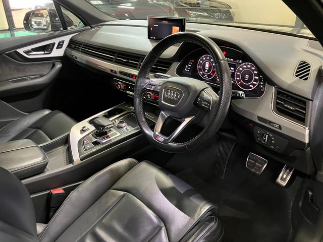 Q7 2.0TFSIクワトロ Sラインパッケージ 7シーターPKG リアアシスタンスPKG オールホイールステアリング マトリクスLEDヘッドライト バーチャルコックピット サラウンドビュー オートテールゲート ロティフォーム22インチアルミ(31枚目)